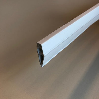 Klika - Plakatklemme weiß 600 mm pro Leiste 90 Stück