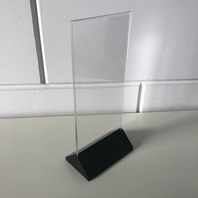 Klika – Menüständer 9,9 x 21 cm, schwarze Basis