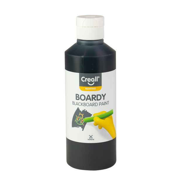Creall - Tafelfarbe Schwarz 250 ml | 6 Stück