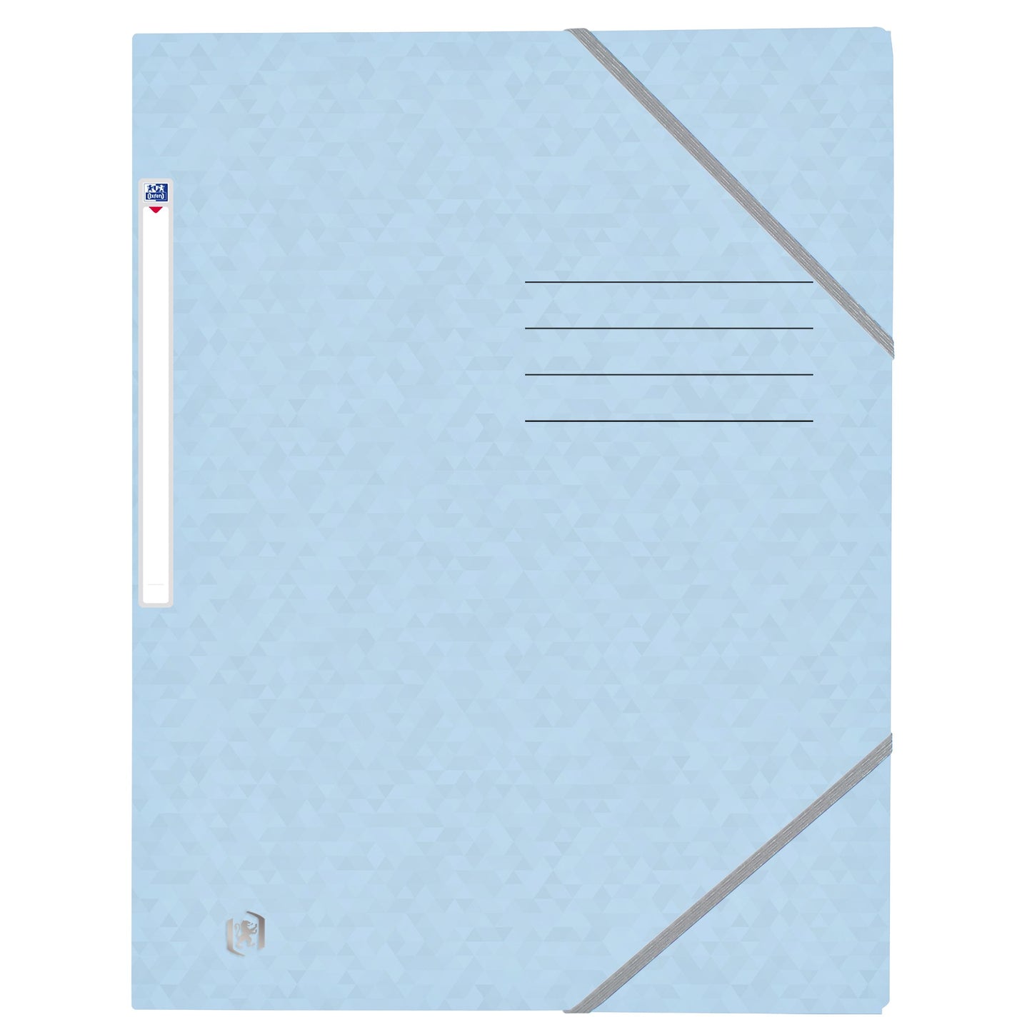 Oxford - Elastomap Top File+ A4 3 Klappen 390gr pastellblau | 10 Stück