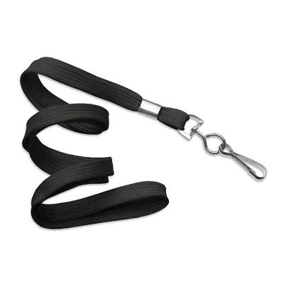 Klika - Keycord met metalen haak, br 10mm zwart