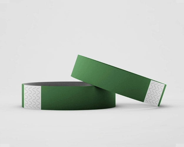 Klika - Toegangsbandjes kleur groen 100 stuks