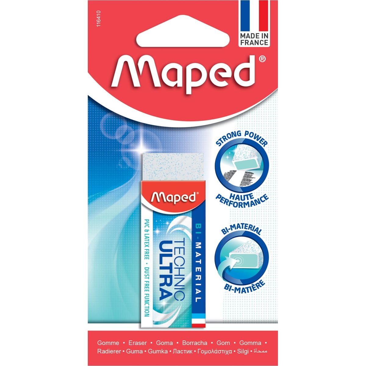 Maped - Kaugummi Technic Ultra, Blister mit 1 Stück