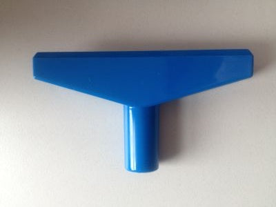 Klika - T-stuk 90 mm blauw voor profiel-1