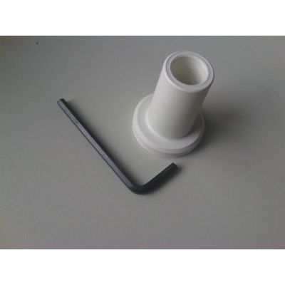 Klika - Buishouder kunststof wit, voor buis 18mm