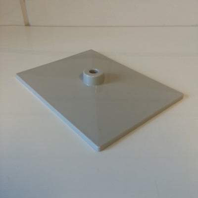 Klika - Voetplaat volledig kunststof grijs