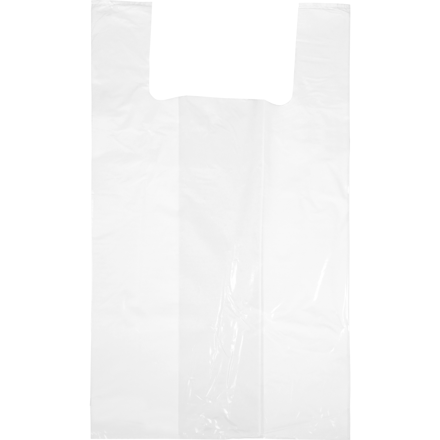 Klika - Tasche | LLDPE | geprüft | 30x 10x60cm | Hemd-Einkaufstasche | weiß | 1000 Stück