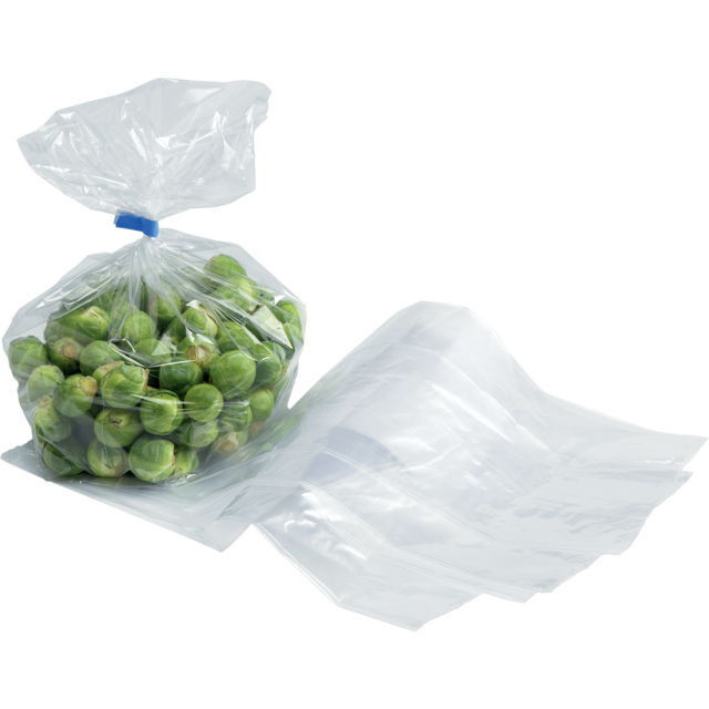 Klika - Tasche | Seitenfaltentasche | LDPE | 14/ 4x32cm | 20my | transparent | 1000 Stück