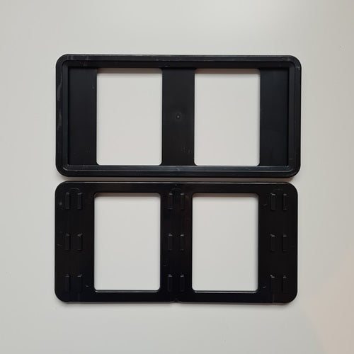 Klika - Preiskartenrahmen 210x99mm schwarz 50 Stück