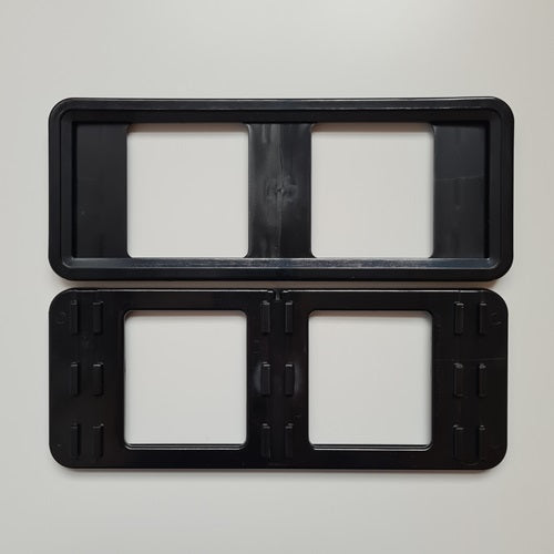 Klika - Prijskaartraam 210x74mm zwart