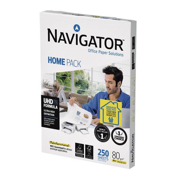 Navigator - Kopierpapier Homepack A4 80gr weiß 250 Blatt