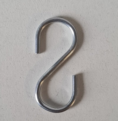 Klika - S-draadhaak 36 mm dikte 2mm 50 stuks