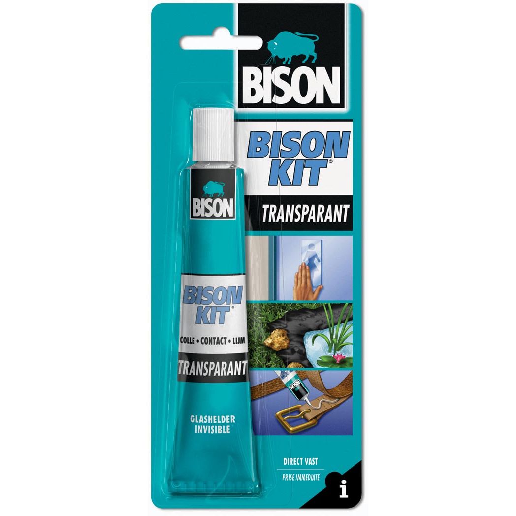 Bison - Kontaktklebeset Transparent