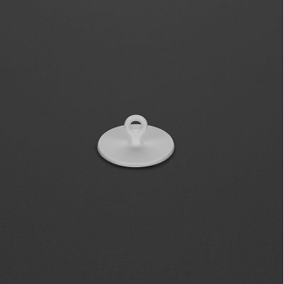 Klika - Kleefoogje rond 36 mm wit 100 stuks