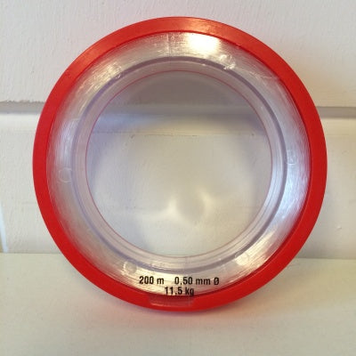Klika - Nylondraad 0,50mm x 200 meter <11,5 kg
