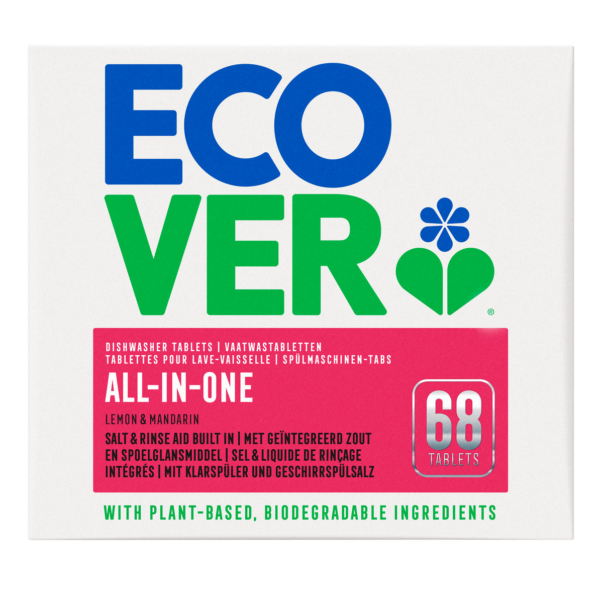 Ecover - Spülmaschinentabs All In One 68 Stück