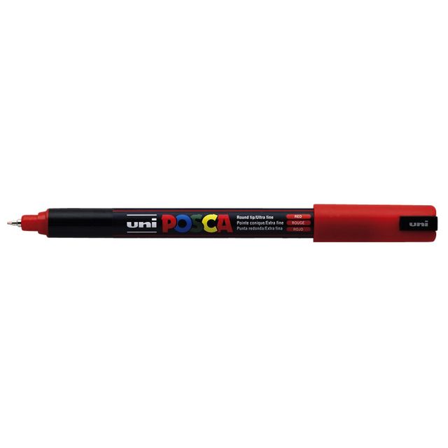 Posca - Paintmarker Uni PC1MR extra fein rot | 6 Stück