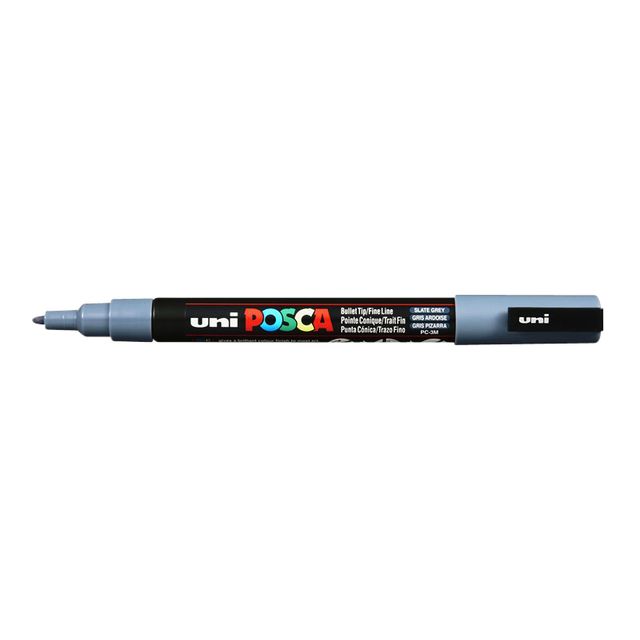 Posca - Paintmarker Uni PCfine schiefergrau | 6 Stück