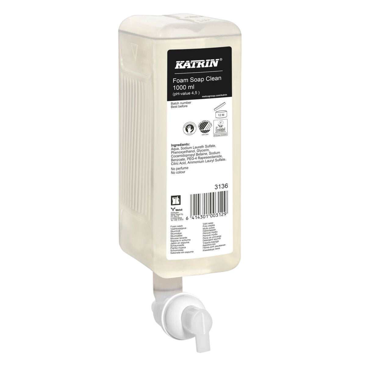 Katrin - Handseife Clean Schaum 1000ml 3136