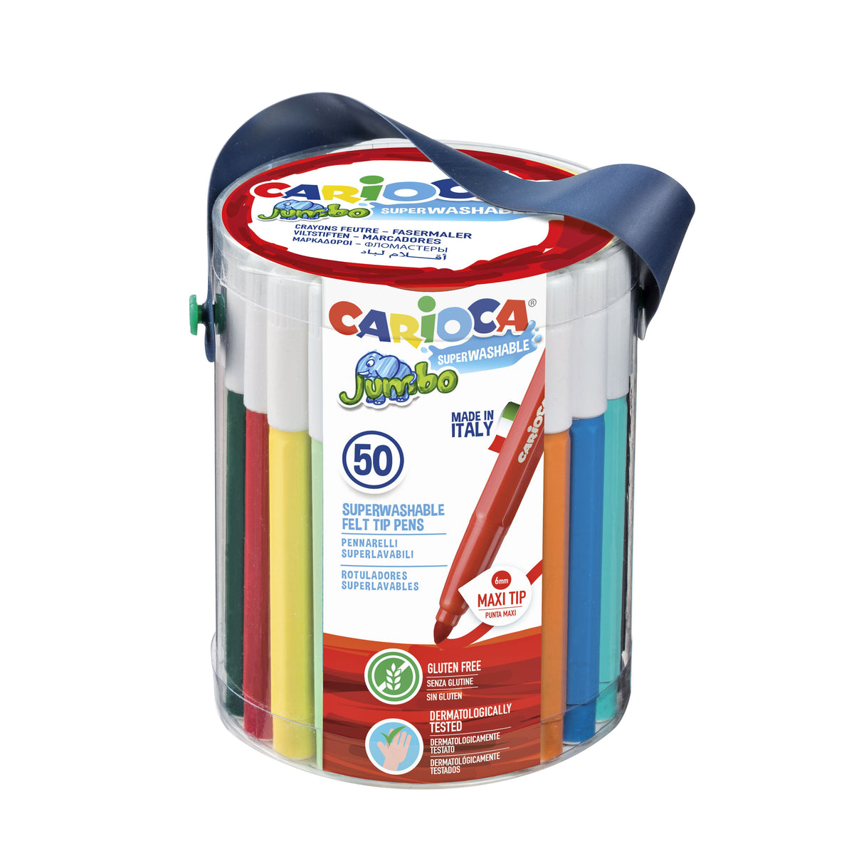 Carioca - Filzstift Maxi sortiertes Set mit 50 Stück