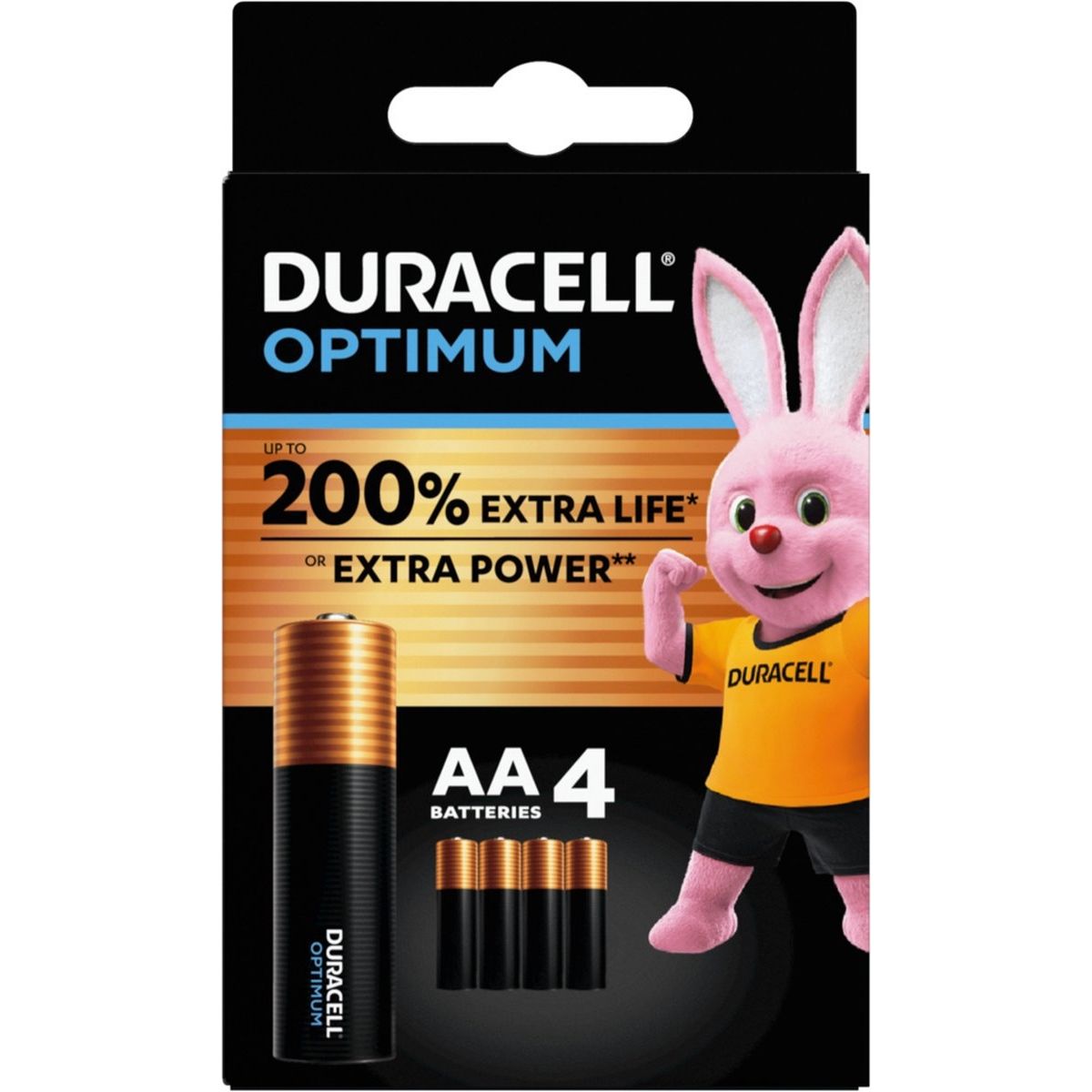 Duracell - Batterie Optimum 4x AA | 16 Stück