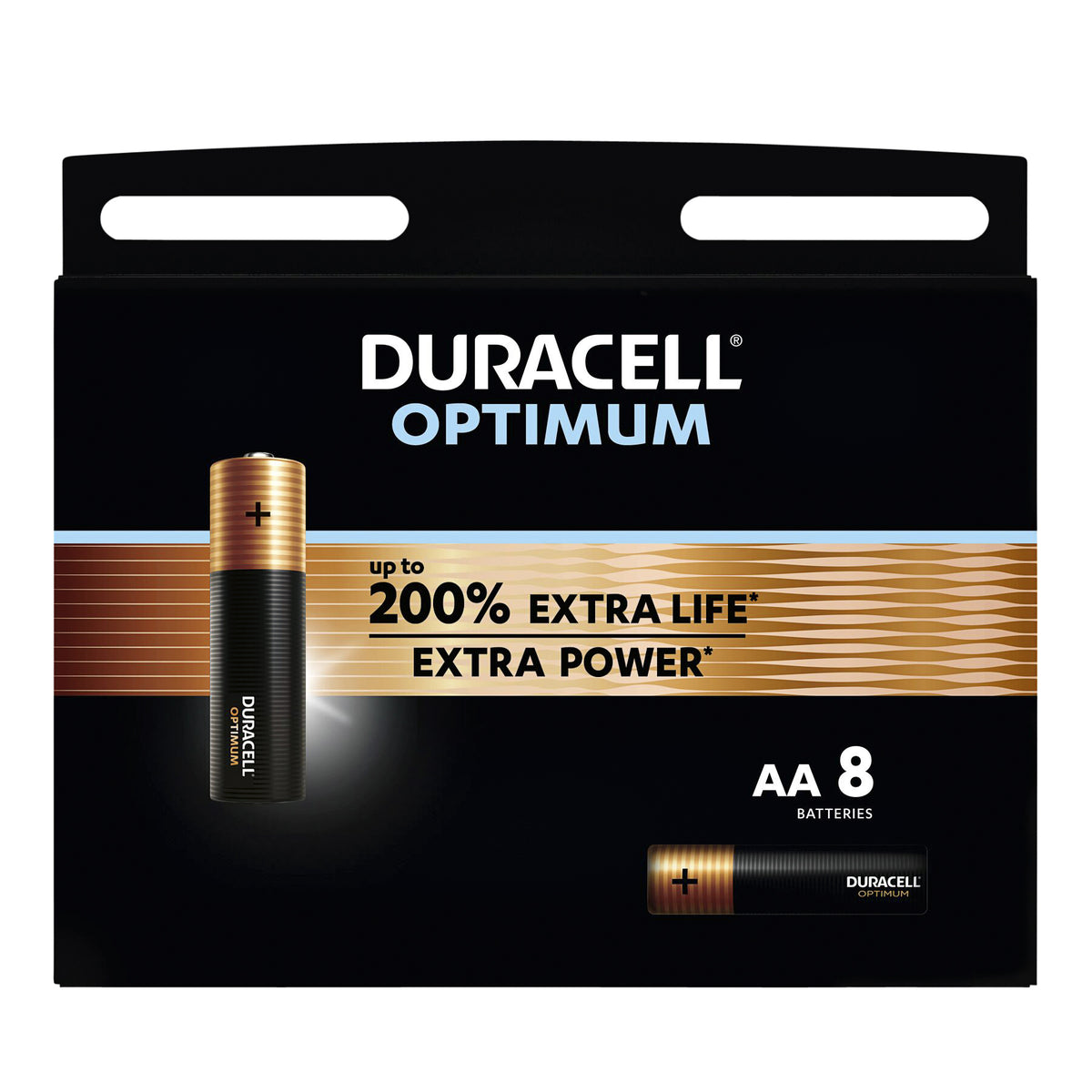 Duracell - Batterie Optimum 8x AA | 8 Stück