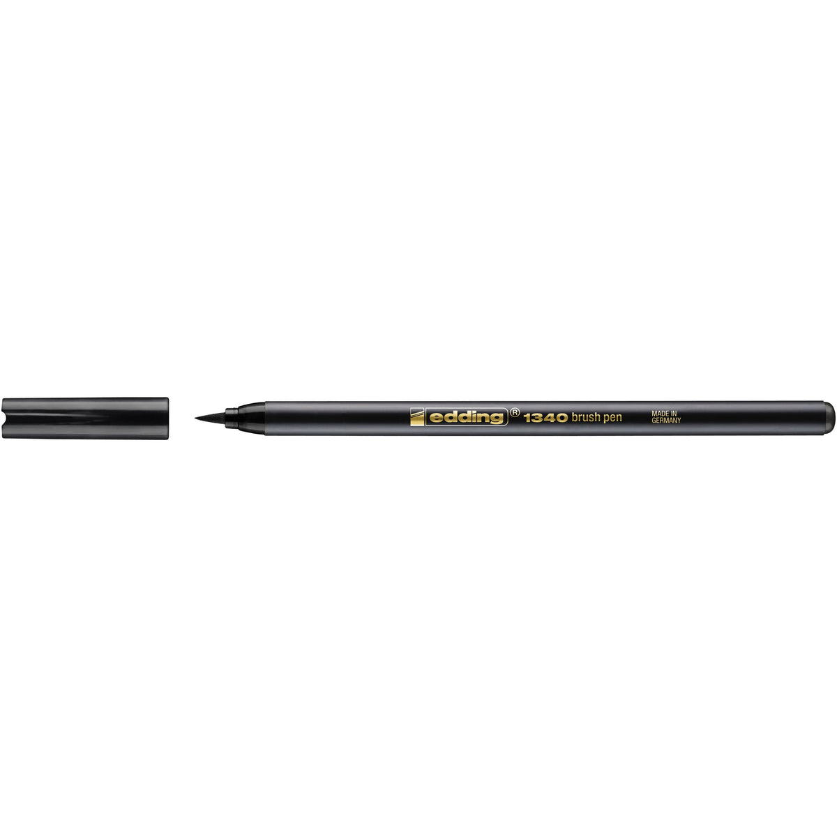 Edding - Pinselstift 1340 schwarz | 10 Stück