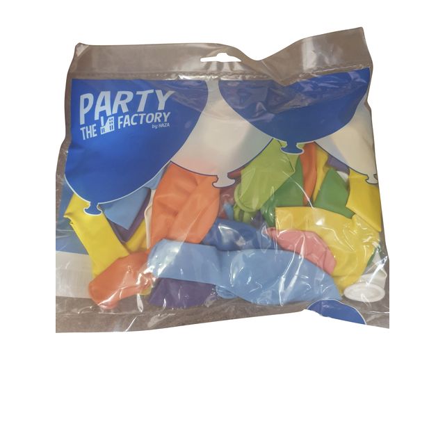 Haza - Luftballons Uni-Sortiment 50 Stück 30cm | 5 Stück