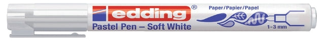 Edding - Filzstift 1500 soft weiß | 10 Stück