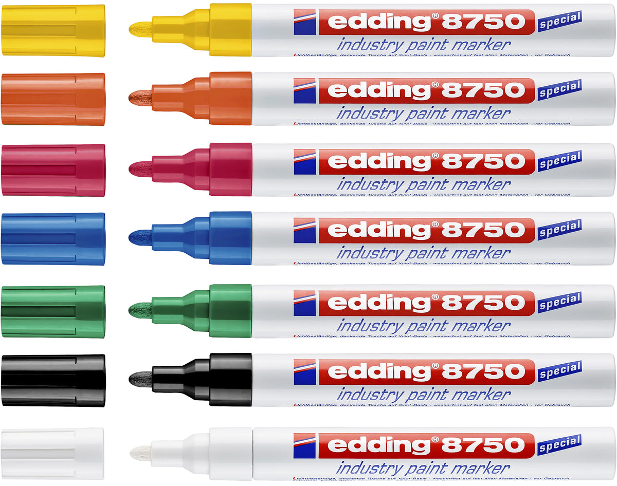Edding - Paintmarker 8750 Industrie 2-4mm schwarz