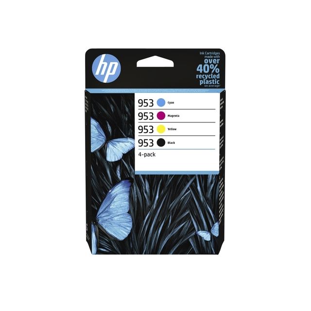 HP - Tintenpatrone 953, 630-900 Seiten, OEM 6ZC69AE, 4 Farben