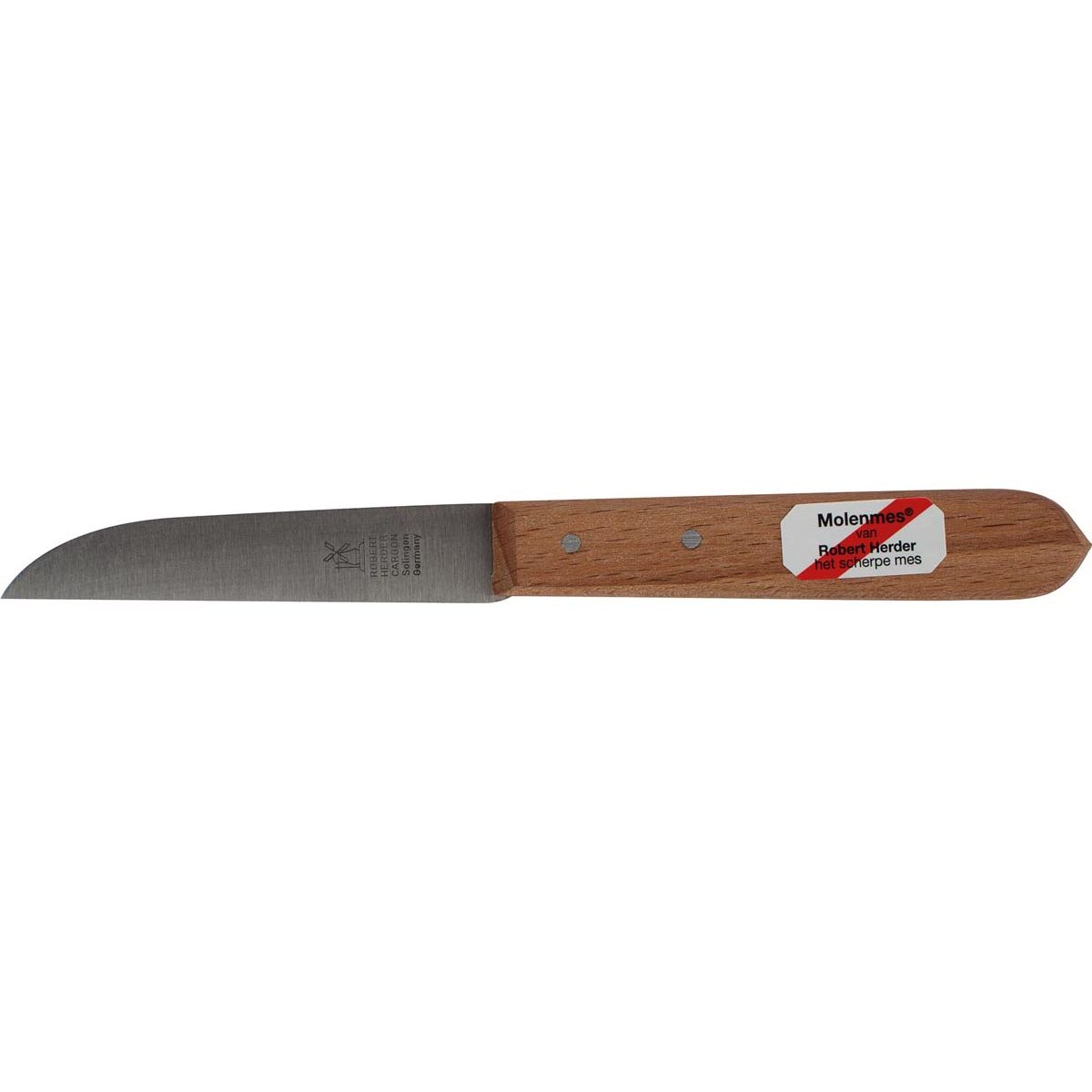 Solingen - Herder Mühlenmesser, Carbon/Holz, 8,5 cm