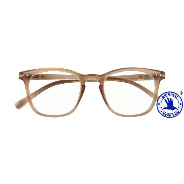 I Need You - Lesebrille +3,00 dpt braun