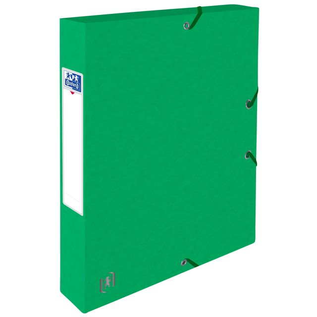 Oxford - Elastobox Top File+ A4 40mm grün | 9 Stück