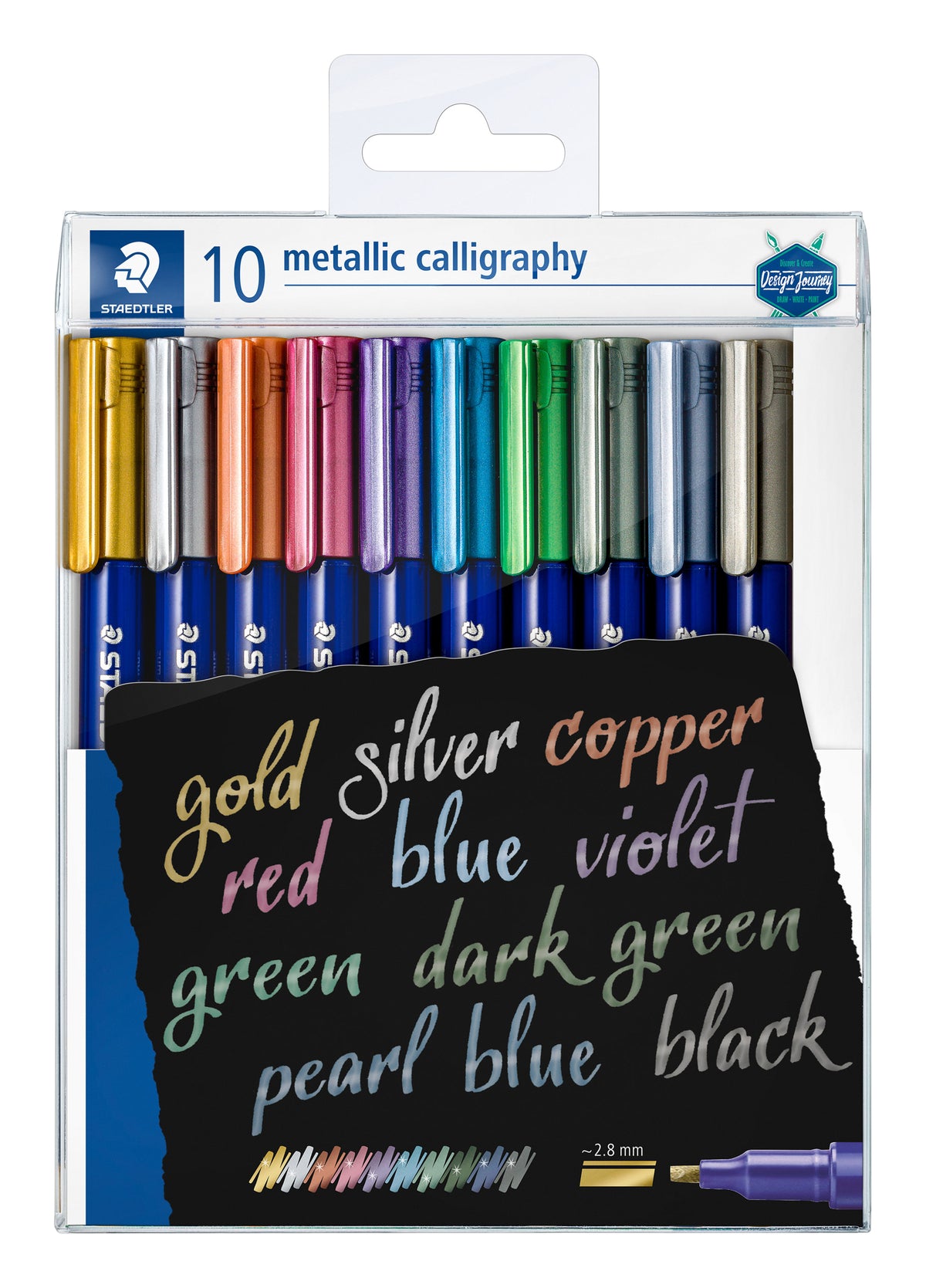 Staedtler - Kalligraphiestift metallic ass | 50 Stück
