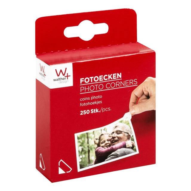 Walther Design - Fotoecken Design 10x18mm 250 Stück