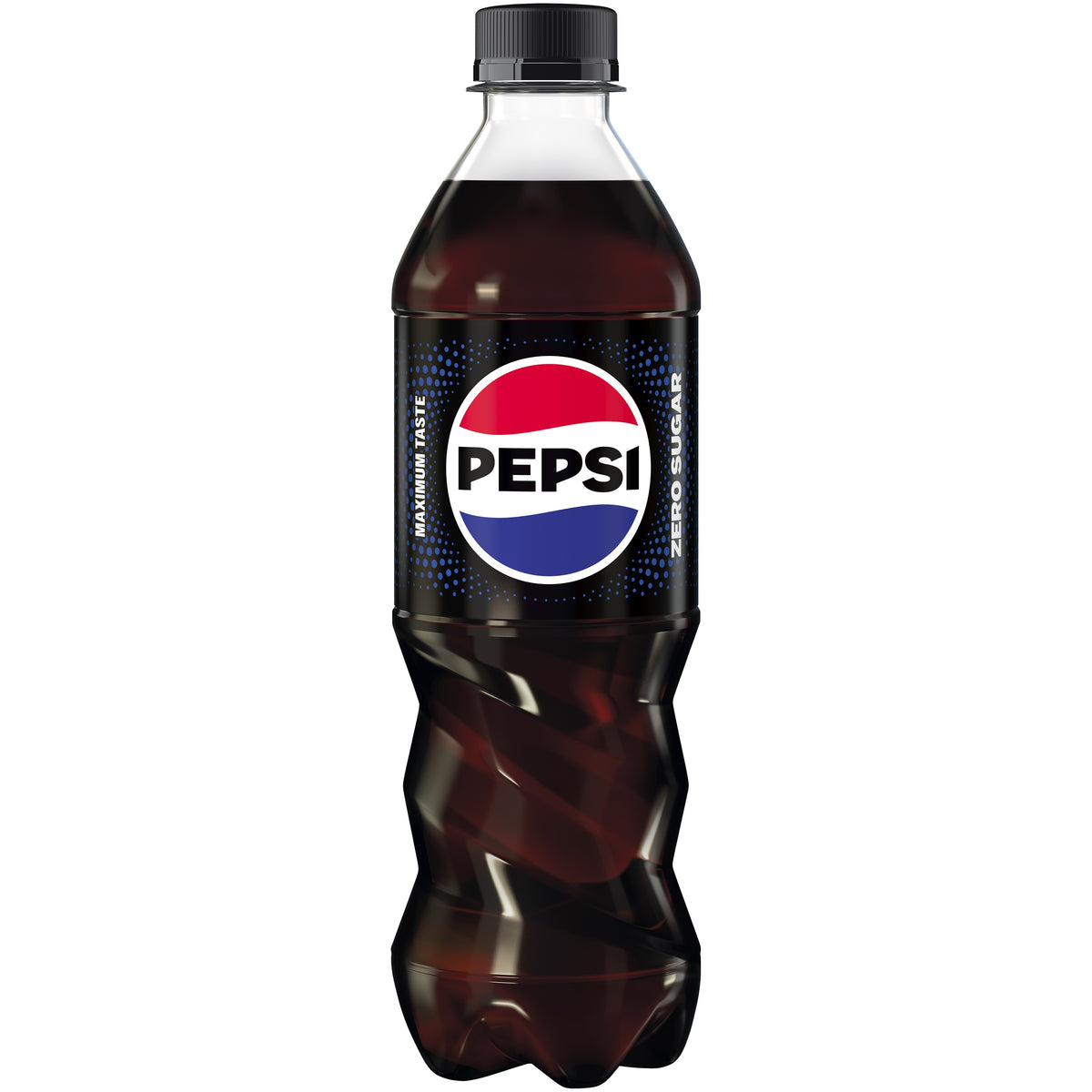 Pepsi - Erfrischungsgetränk Cola ohne Zucker, PET-Flasche 500 ml | 6 Stück