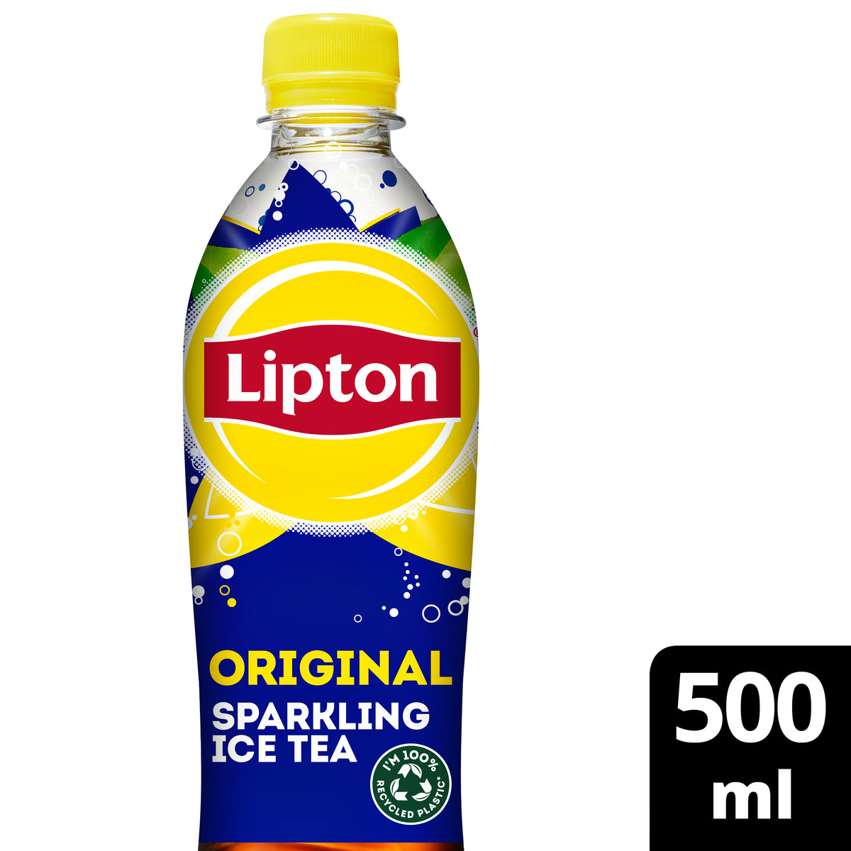 Lipton - Erfrischungsgetränk Eistee prickelnde PET-Flasche 500 ml