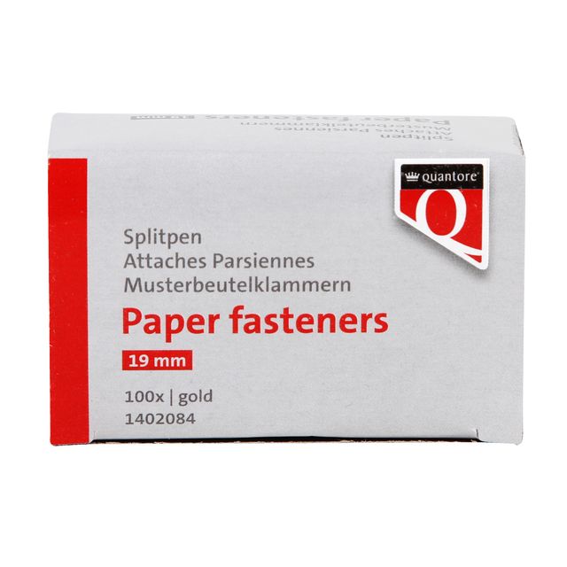 Quantore - Splint 19mm 100 Stück Gold | 20 Stück