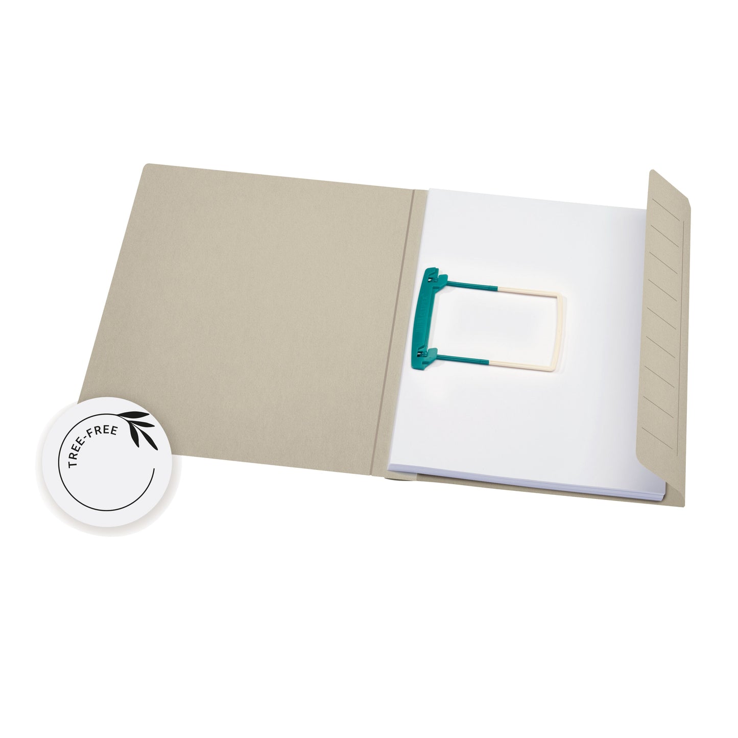 Djois - Clipex-Ordner Tree-Free A4 beige 10 Stück