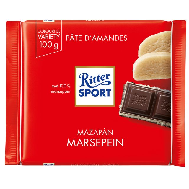 Ritter Sport - Dunkles Schokoladenmarzipan 100gr