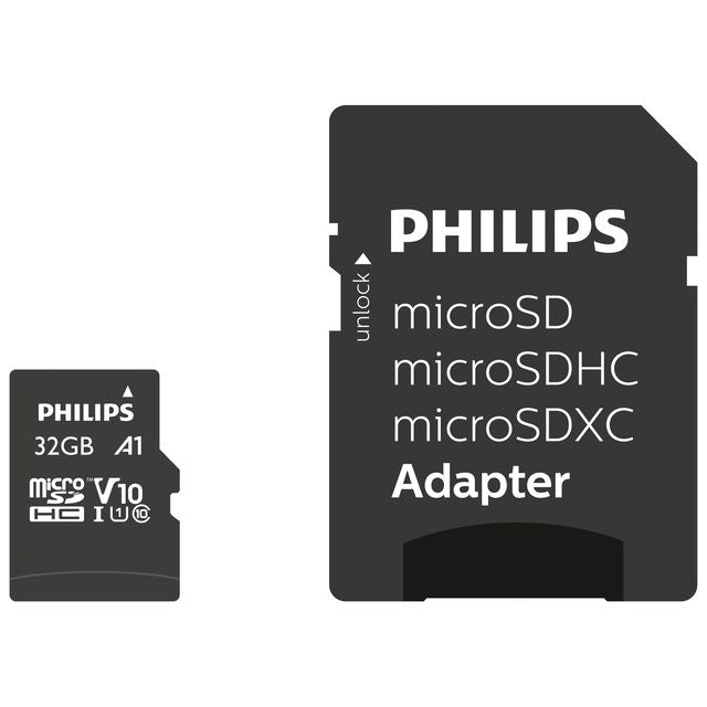 Philips - Micro-SDHC-Karte Klasse 10 UHS-I U1 32 GB