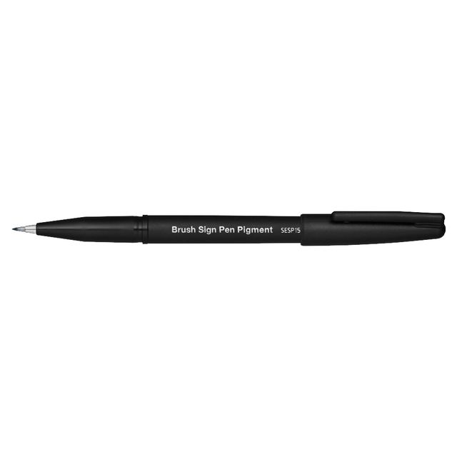 Pentel - Brushpen sesp15-spx sign sepia | 12 Stück