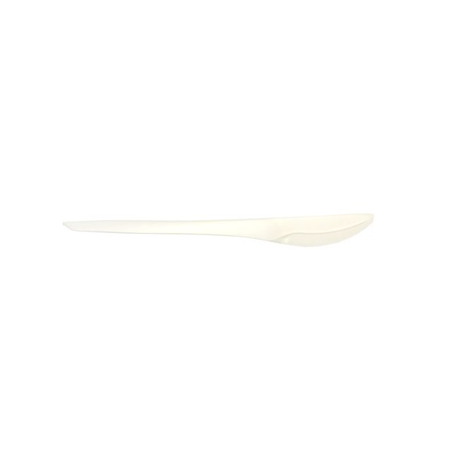 Quantore - Wiederverwendbares Messer CPLA 190mm 50 Stück weiß