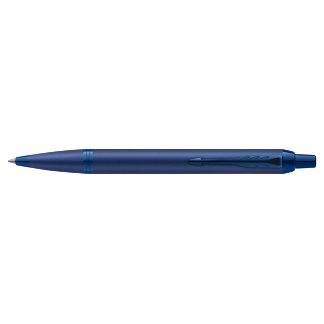 Parker - IM Monochromer blauer mittelgroßer Kugelschreiber