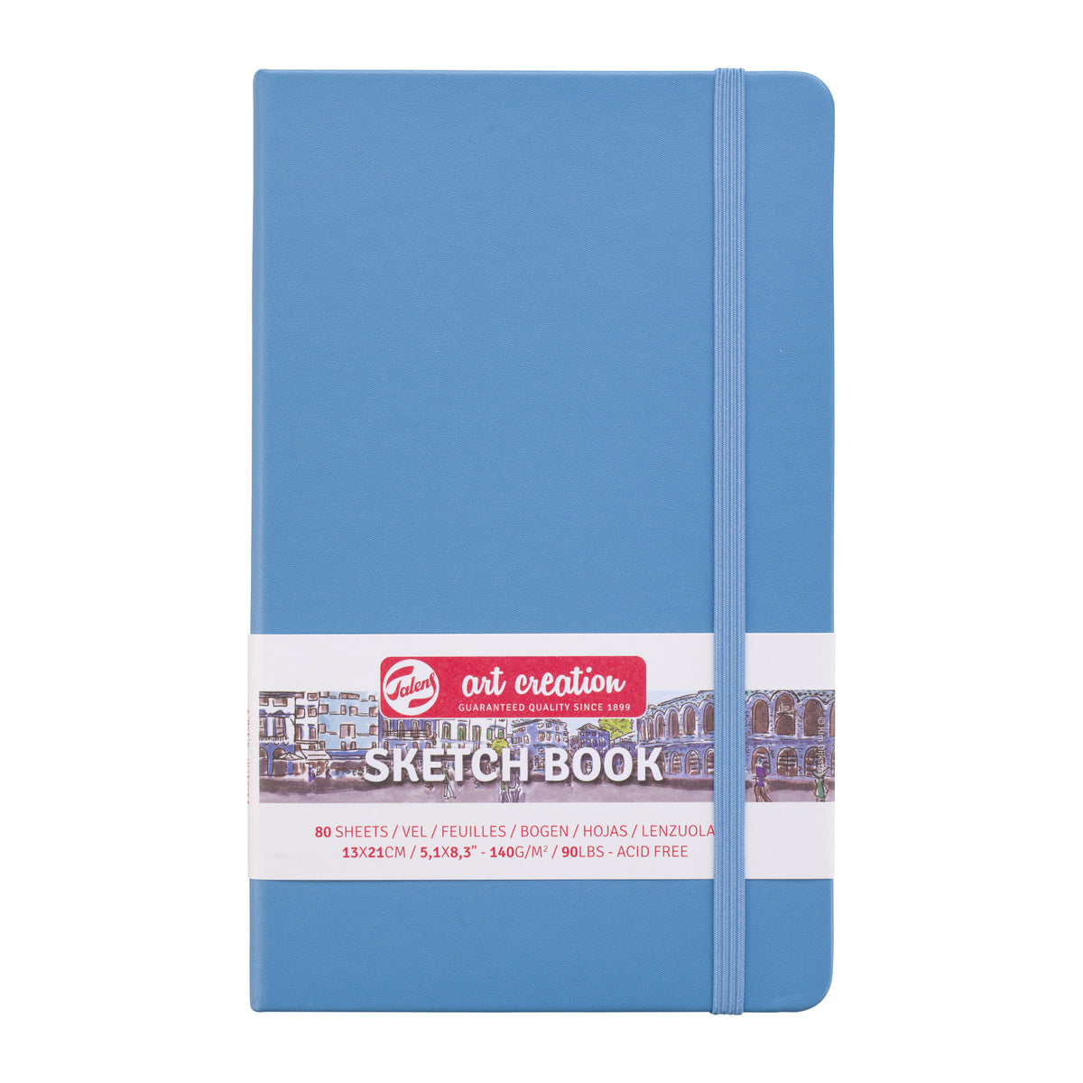 Talens Art Creation - Skizzenbuch Art Creation 80 weiße Blätter 140gr 130x210mm blau