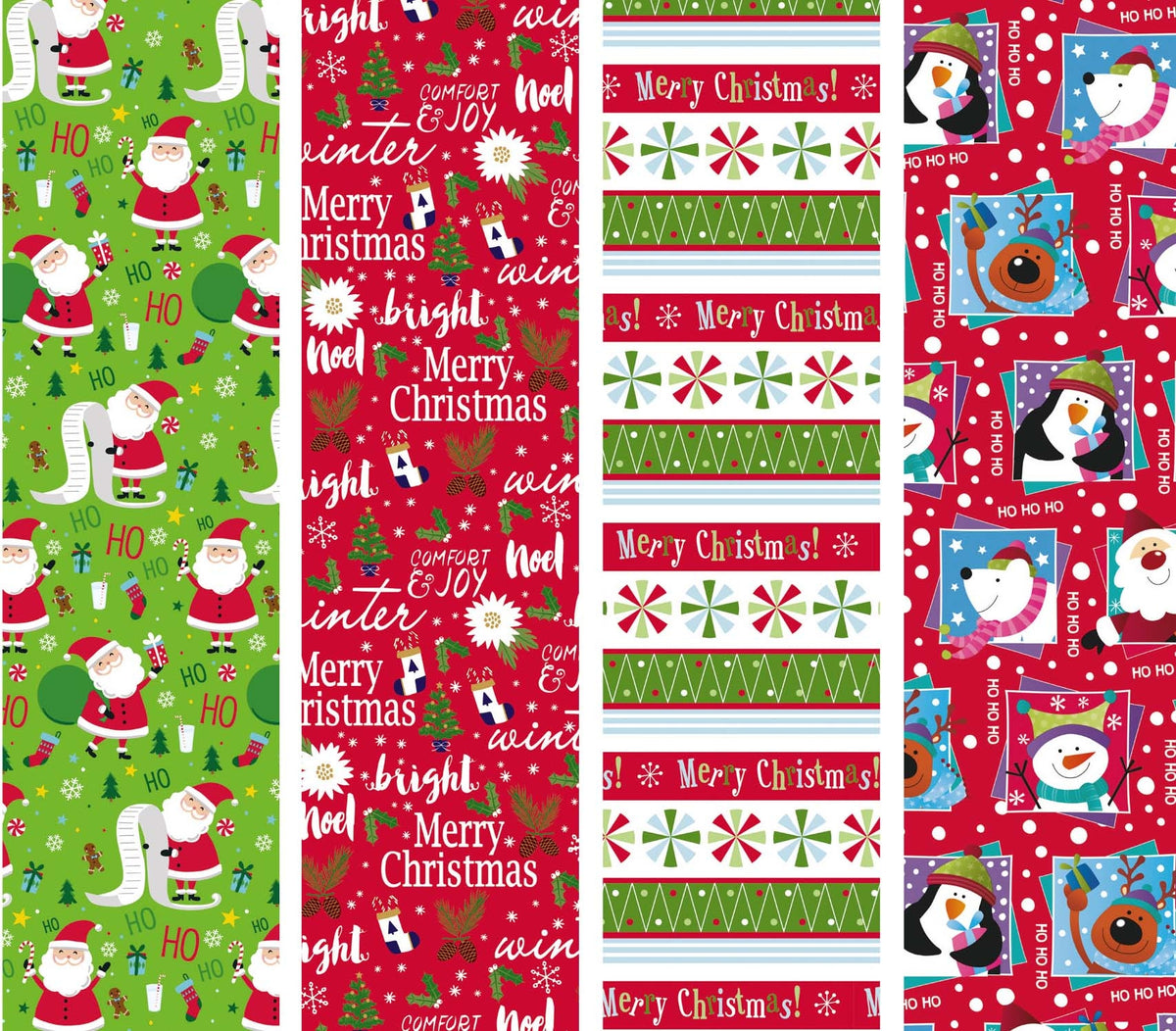 IG Design – Weihnachts-Geschenkpapier 300 x 100 cm, sortiert