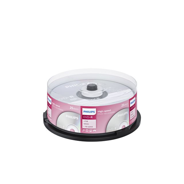 Philips - DVD-R 4,7GB 16x SP 25 Stück