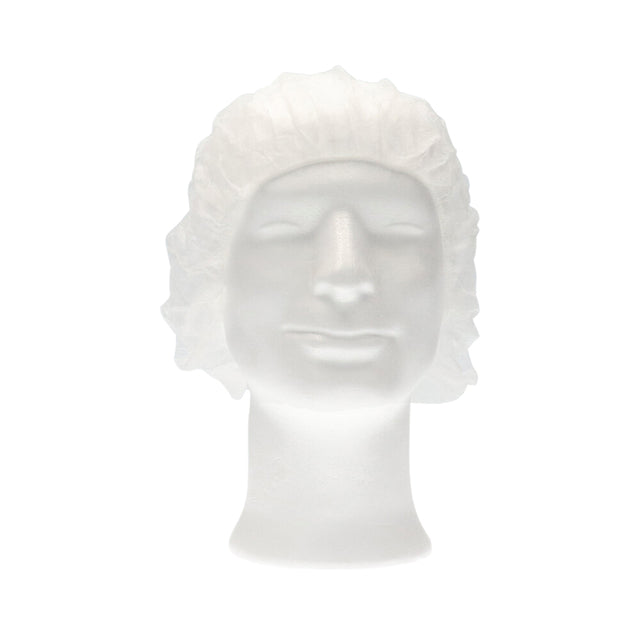CMT - Haarnetz Bouffant Vlies L 53cm PP weiß 100 Stück