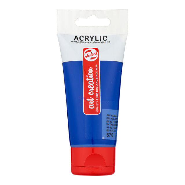 Talens Art Creation – Acrylfarbe Art Creation 570 Phthaloblau, Tube mit 75 ml